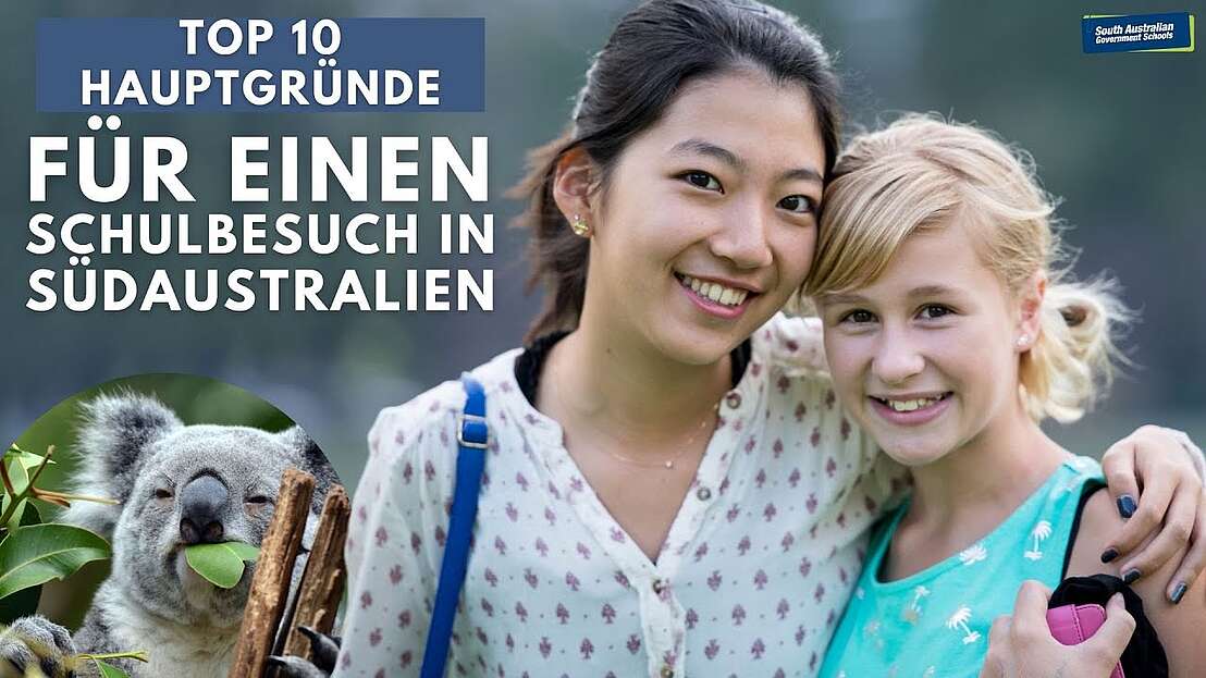 Die 10 Hauptgründe für einen Schulbesuch in Südaustralien | Internationale Schüler*innen (German)